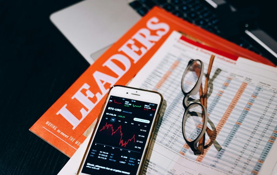 red and white magazine